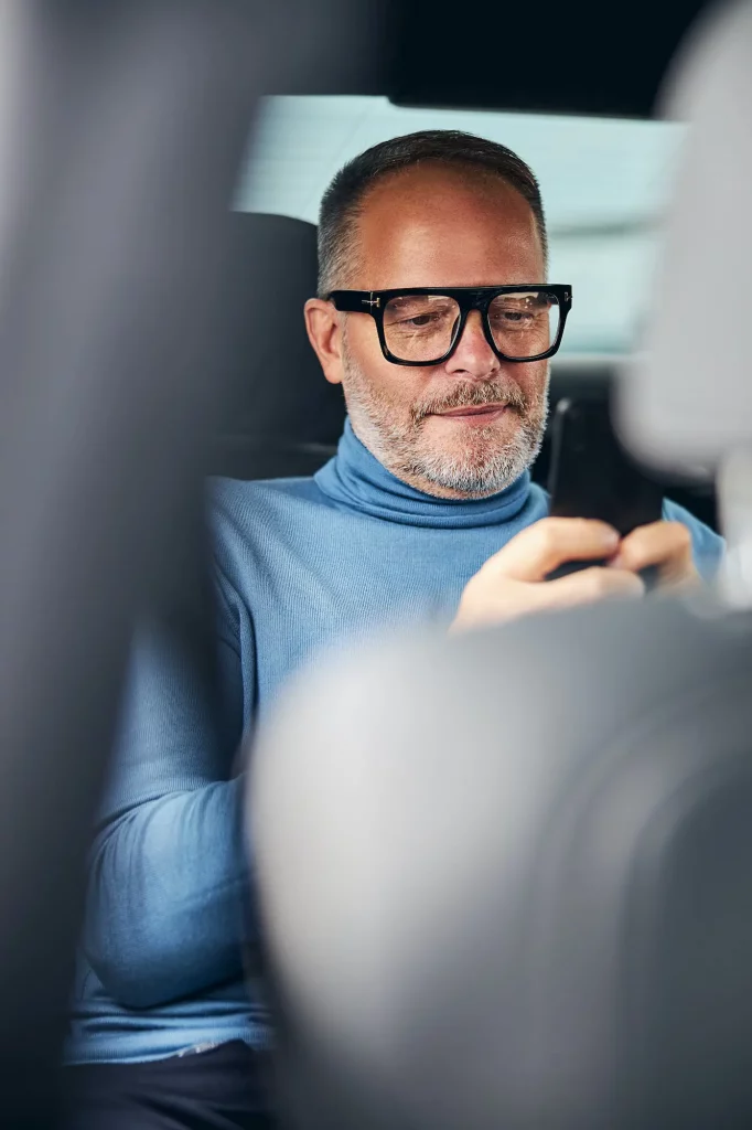 Taxi conventionne avec passager